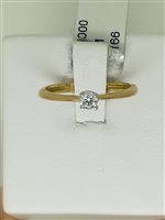 Anello Godenzi Gioielleria Donna in Oro Diamante 0.1 Ct AR166-9 - AR166-9